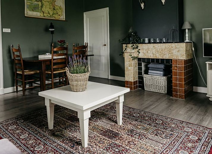 Offene Tuer zum Ferienhaus in Olst, ein gemuetliches Ferienhaus in Salland, Overijssel.