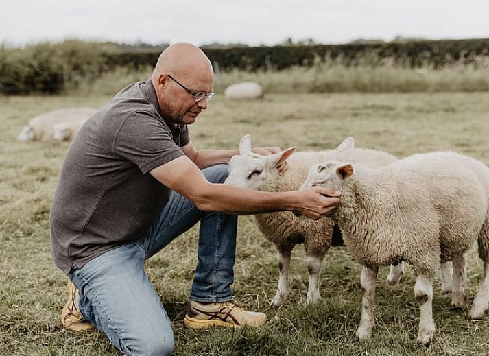 Dekorative Details in der Halle des Ferienhauses in Olst, Salland, Overijssel.