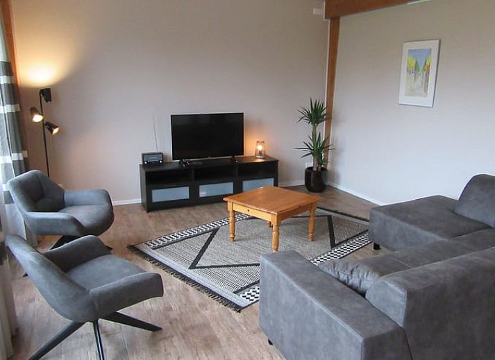 Eingang zum Ferienhaus in Olst, umgeben von viel Gruen in Salland, Overijssel.