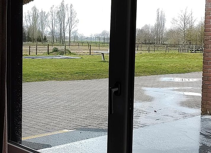 Traditional thatched roof of Holiday home in Nieuwleusen, Salland, located in Overijssel.