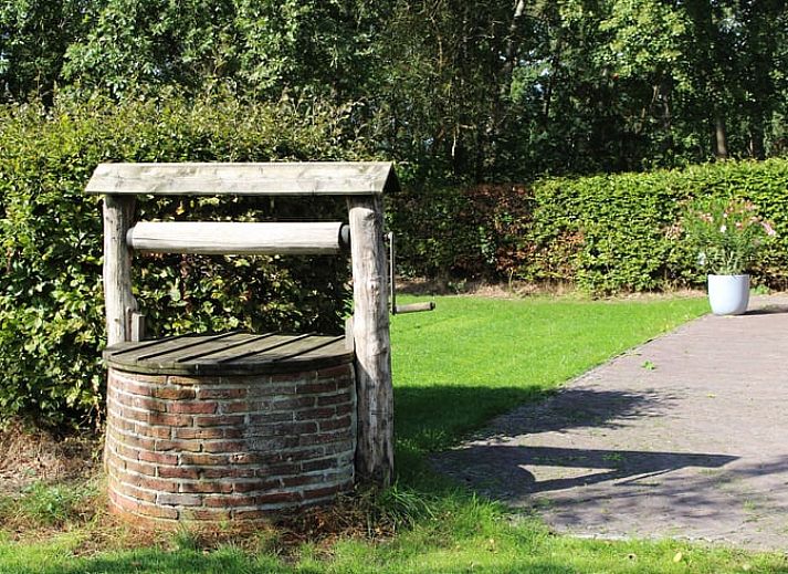 Vorderansicht von Cottage in Heino, charmantes Ferienhaus in Salland, Overijssel.