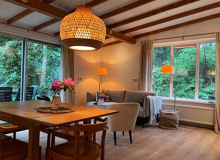 Cozy living room in Cottage in Hellendoorn, vacation accommodation in Salland, Overijssel.