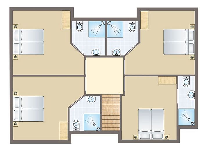 Unterkunft 533209 - Bungalow Salland - Landgoed De Hellendoornse Berg | 12-persoons bungalow - Extr