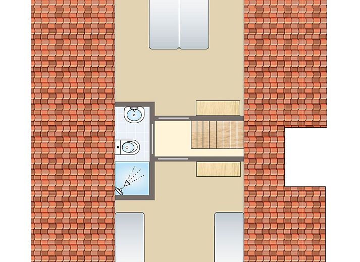 Attraktives Schlafzimmer im Landgoed De Hellendoornse Berg 4-Personen Bungalow Boere, gelegen in Haarle Hellendoorn, Salland, Overijssel.