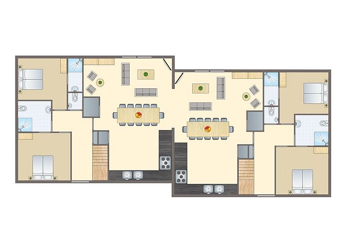 Unterkunft 533272 - Bungalow Salland - Landgoed De Hellendoornse Berg | 24-persoons bungalow - Extr