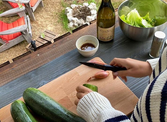 Gezellige binnenruimte van Vakantiehuisje in Wesepe, Salland, Overijssel met comfortabele zithoek en sfeervolle inrichting.