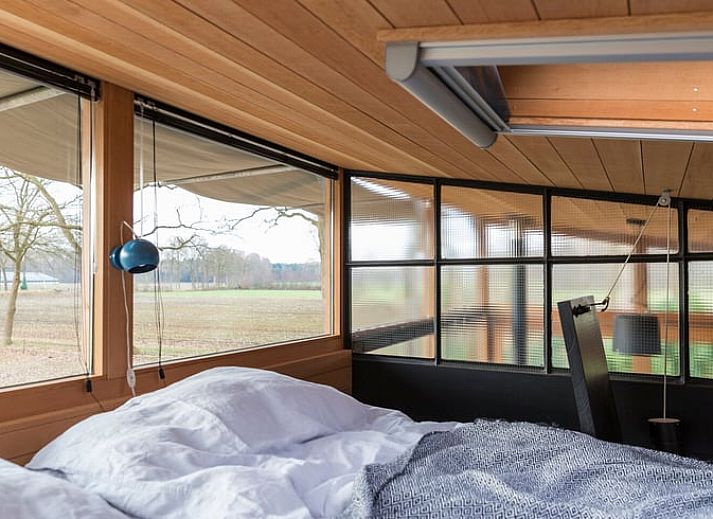 Vakantiehuis in Lettele gelegen aan de rand van een open grasveld in Salland, Overijssel.