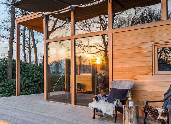 Gezellige zithoek in Vakantiehuis in Lettele met moderne keuken, Salland, Overijssel.