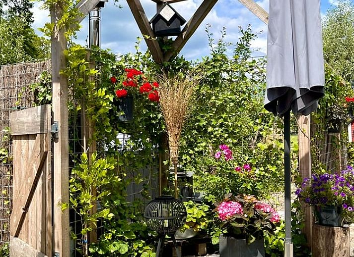 Stijlvolle woonkamer van Vakantiehuis in Nieuw Heeten, Salland, Overijssel.