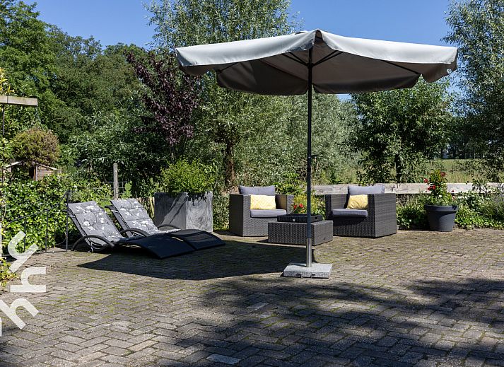 Wanderweg durch den Sallandse Heuvelrug in der Naehe des Ferienhauses OV472 in Nieuw-Heeten, Overijssel.