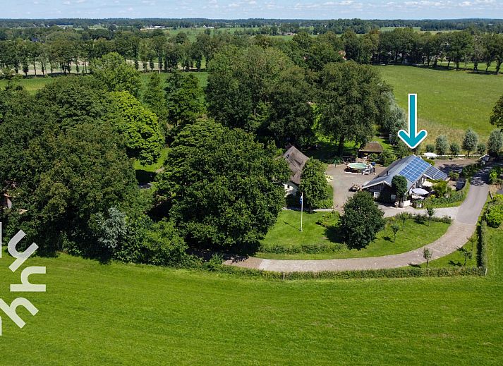 Modernes Badezimmer im Ferienhaus OV472, Nieuw-Heeten, Overijssel mit luxurioesen Annehmlichkeiten.