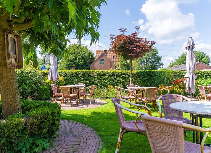 Comfortabele slaapkamer met tweepersoonsbed in vakantiehuis Reggezicht, Marle, Salland, Overijssel.