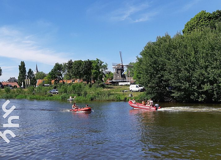 Uitzicht op de Vecht nabij vakantiehuis OV224 in Ommen, Vechtstreek, Overijssel.