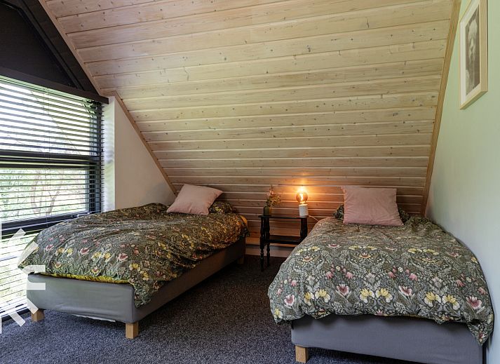 Panoramisch zicht op vakantiehuis OV224 in Ommen, Vechtstreek, Overijssel en omliggende natuur.