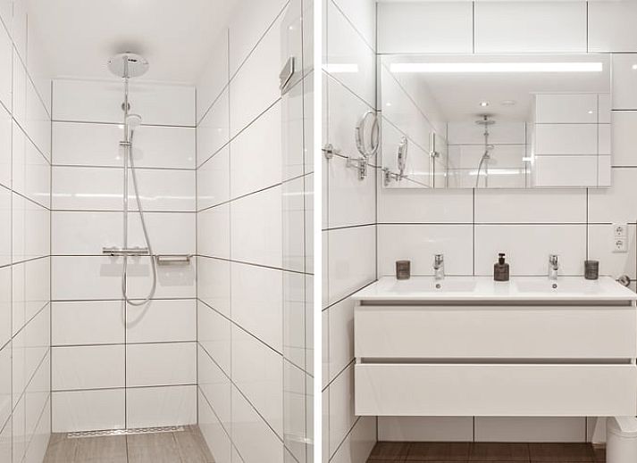 Rustic surroundings of Holiday home in Ommen, Vecht region, Overijssel, with wooded nature and a modern vacation home.