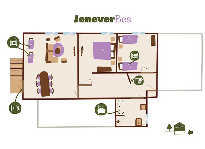 Guest house 540221 - Holiday property Vechtstreek - Familiehuis de Jeneverbes