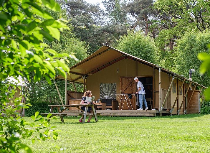 Geniet van quality time in de buitenlucht bij Vechtglamping Lodge in Beerze, Vechtstreek.