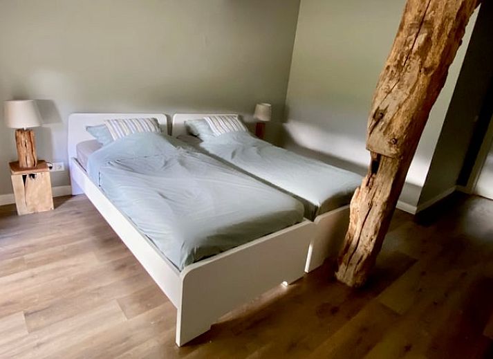 Authentisches Reetdach eines Ferienhauses in Beerze, Vechtstreek, Overijssel