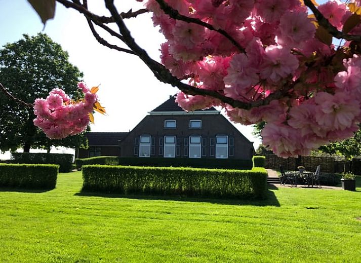 Cozy kitchen of Huisje in Dalfsen, vacation home in the Vecht region, Overijssel, with modern furnishings and cozy dining area.