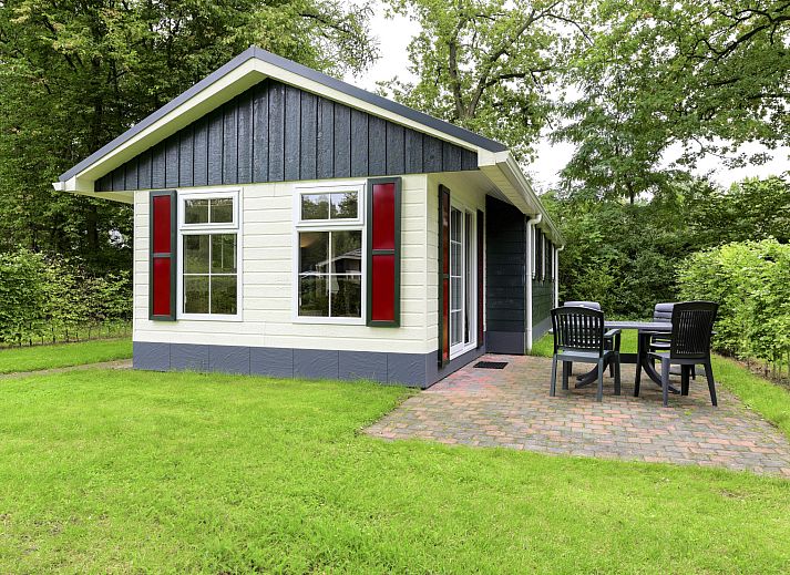 Spielplatz im Ferienhaus 4-Bett-Wald in Dalfsen, ideal fuer Kinder zum Spielen in der gruenen Umgebung der Region Vecht, Overijssel.