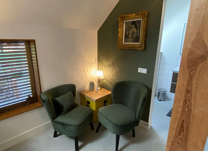 Detail der Aussenansicht des Ferienhauses in Dalfsen, Vechtstreek, Overijssel.