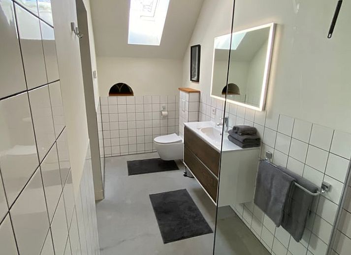 Detail der Aussenansicht des Ferienhauses in Dalfsen, Vechtstreek, Overijssel.