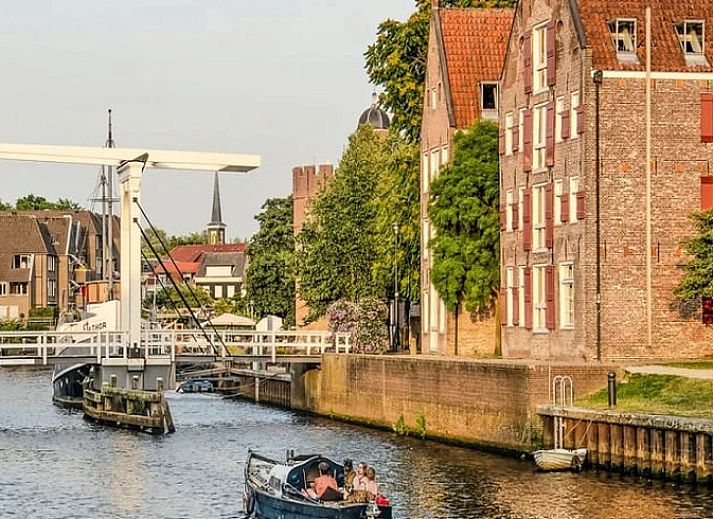 Gemuetliche Sitzecke im Freien im Cottage in Dalfsen, Ferienunterkunft in Overijssel.