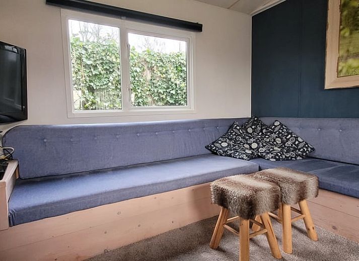 Gezellige tuin met terras bij Vakantiehuis in Balkbrug, Vechtstreek, Overijssel.