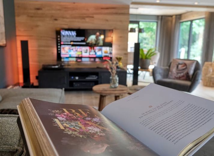 Exterior of Cottage in Rheezerveen, Vecht region, Overijssel with atmospheric lighting in the evening.