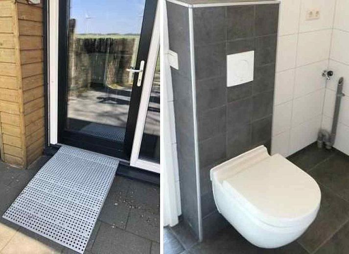 Moderne keuken en woonkamer in vakantiehuis OV249, Stegeren-Ommen, Overijssel