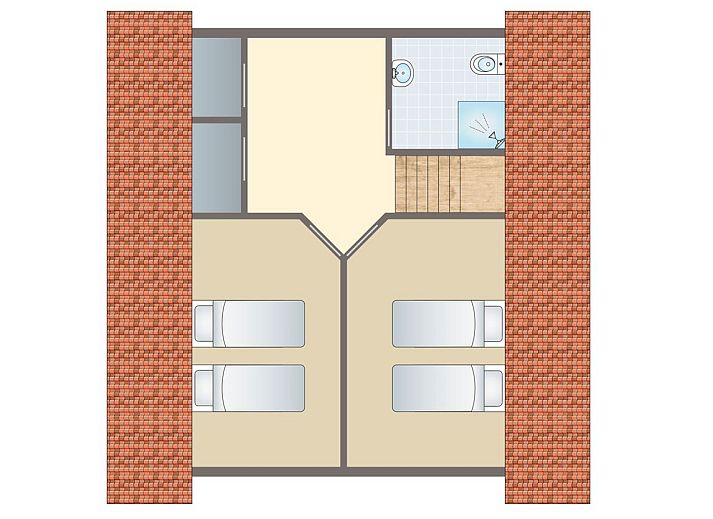 De Vlegge 6-person bungalow 6C2 in Sibculo with terrace and green surroundings in the Vecht region, Overijssel.