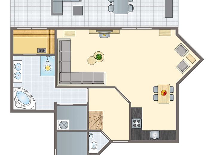 Unterkunft 542327 - Bungalow Vechtstreek - De Vlegge | 4-persoons bungalow | 4EL