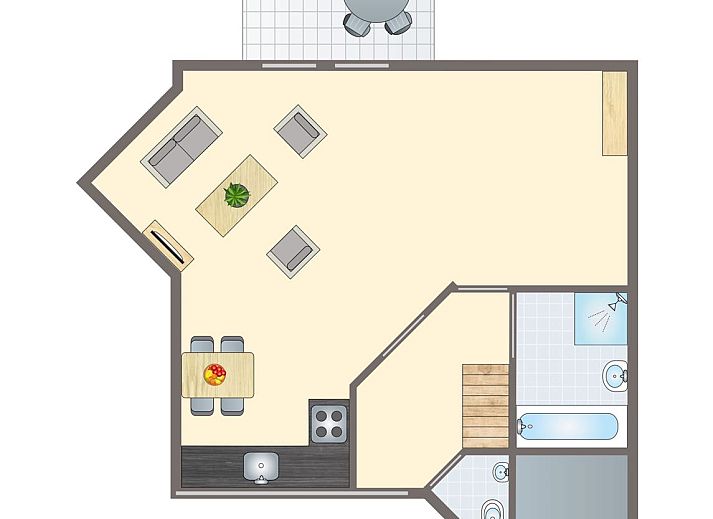 Unterkunft 542329 - Bungalow Vechtstreek - De Vlegge | 4-persoons bungalow | 4B1