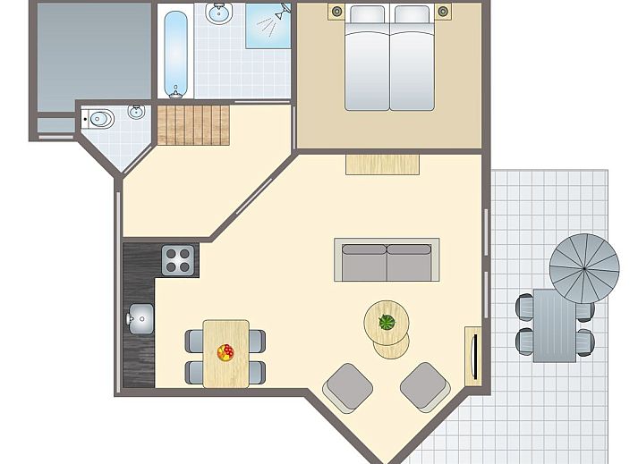 Unterkunft 542330 - Bungalow Vechtstreek - De Vlegge | 4-persoons bungalow | 4B2