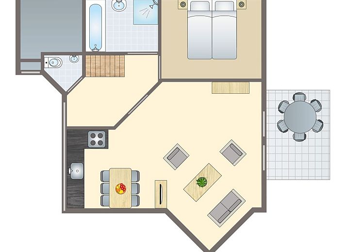 Unterkunft 542331 - Bungalow Vechtstreek - De Vlegge | 6-persoons bungalow | 6C1