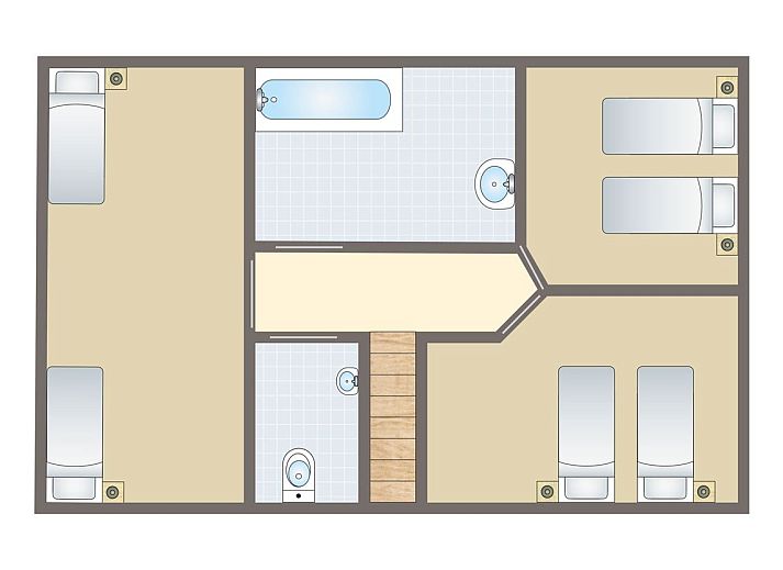 Guest house 542333 - Bungalow Vechtstreek - De Vlegge | 8-persoons bungalow | 8E