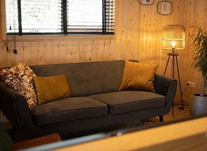 Modern bathroom of Holiday Home in Bruchterveld, Vechtstreek, Overijssel with luxurious bathtub and stylish finish.