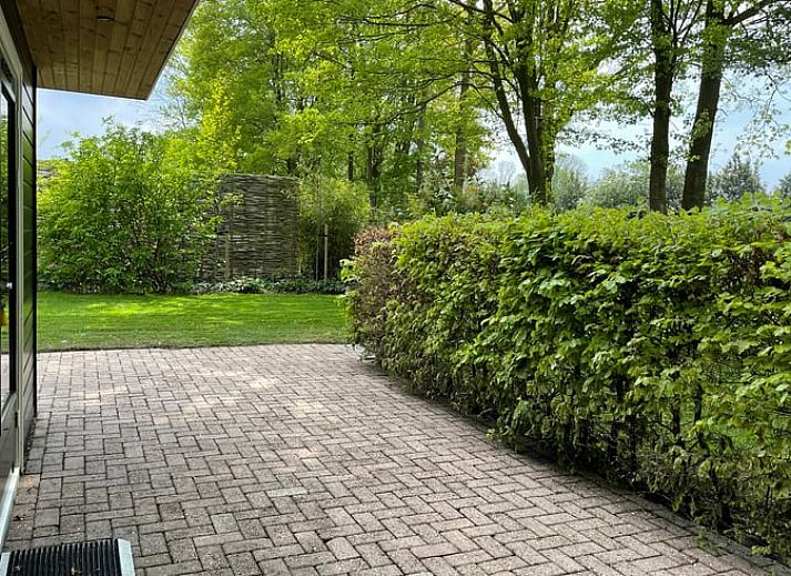 Eethoek en keuken in Vakantiehuis in Bruchterveld, knus en modern in Vechtstreek, Overijssel.