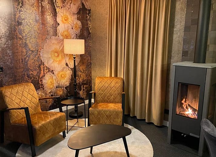 Romantic sunset view from Holiday home in Kloosterhaar, Vecht region, Overijssel.