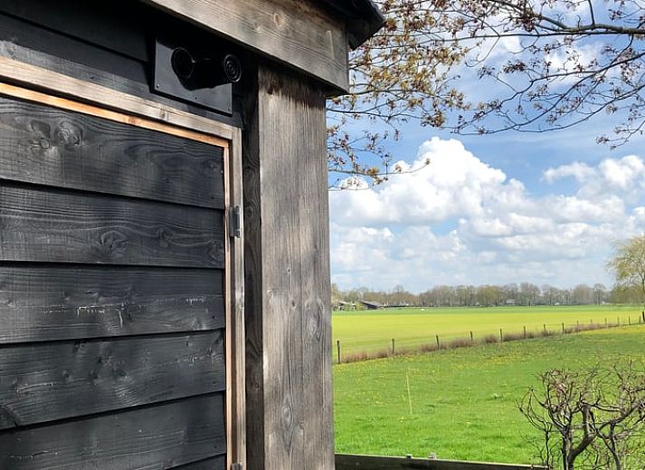 Moderne keuken in Vakantiehuisje in Vinkenbuurt, Vechtstreek, Overijssel.