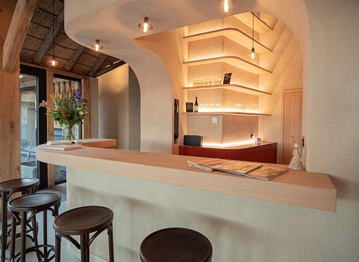 Stijlvolle badkamer in Huisje in Collendoorn, Vechtstreek. Vakantiehuis met luxe voorzieningen in Overijssel.