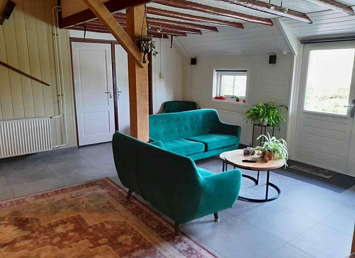 Schlafzimmer im Ferienhaus OV603 in Giethoorn, Overijssel mit Doppelbett.