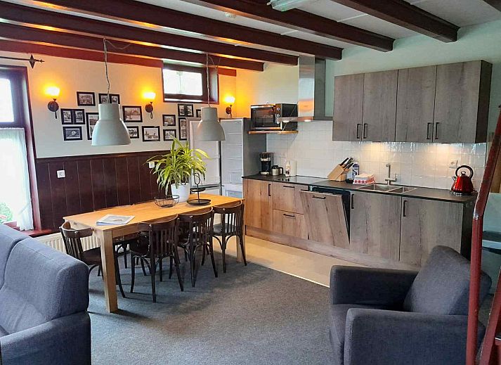 Bedroom in OV602 vacation home in Giethoorn with comfortable beds and skylight.