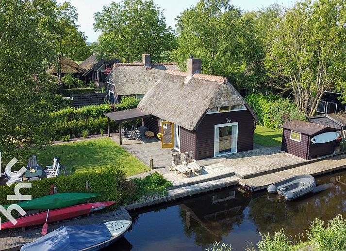 Guest house 550160 • Holiday property Noordwest Overijssel • Gezellig 5 persoons vakantiehuis aan het water in hartje