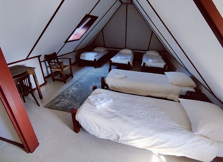 Ruime tuin met picknicktafel bij Vakantiehuisje in Giethoorn, ideaal voor buitenactiviteiten in Noordwest Overijssel, Overijssel.