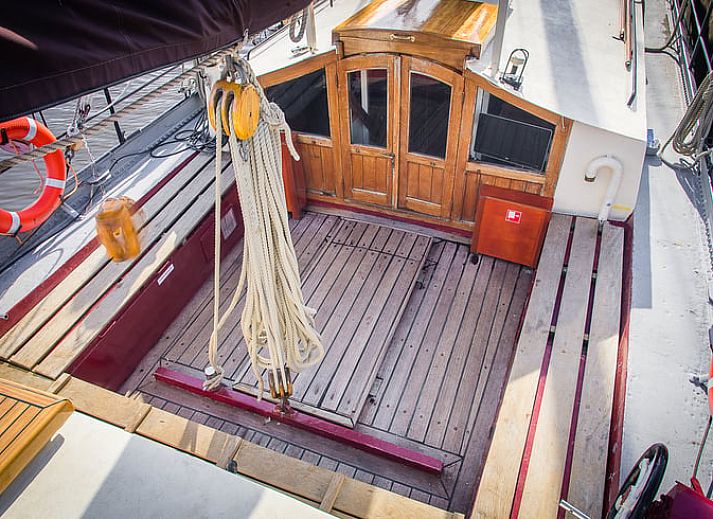 Sailboat on the water near Holiday home in Zwartsluis, Overijssel, ideal for adventurous water sports enthusiasts.