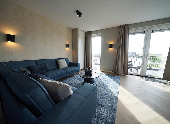 Apartment in Kampen, Northwest Overijssel, overlooking a serene waterfront and modern architecture, ideal for a relaxing stay.