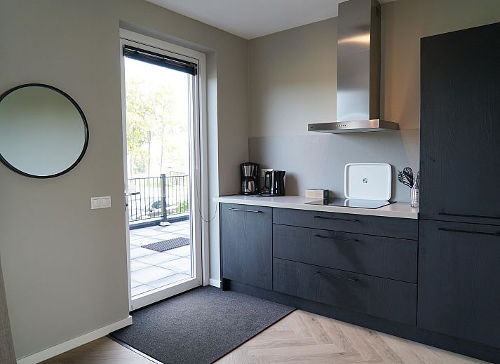 Apartment in Kampen, Northwest Overijssel, offers modern accommodation with a spacious veranda and beautiful views of the surrounding nature.