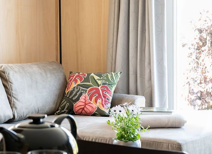 Ferienhaus in Scheerwolde, Overijssel, mit laendlicher Atmosphaere und Blick auf gruene Felder.