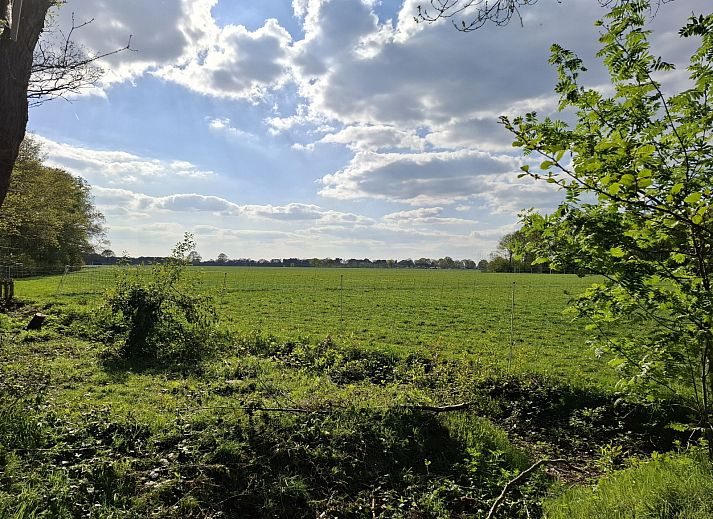 Eetruimte in OV681 vakantiehuis in Steenwijk, geniet van het uitzicht op de natuur, Overijssel.
